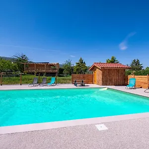 Camping Eco Lodge, Terrasse, Piscine, Parc Du Pilat, Saint-Appolinard (Loire)